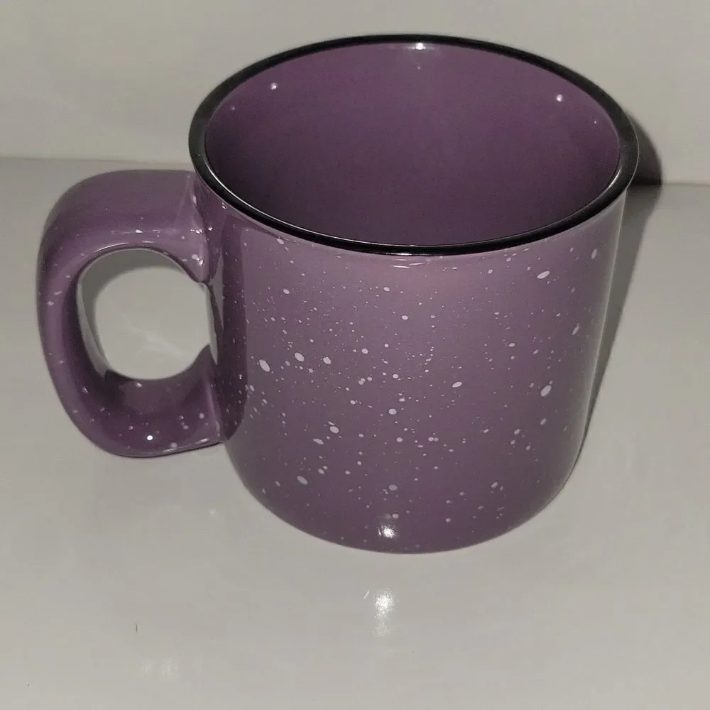 South of the Border Rest Stop Coffee Mug Purple Speckled
